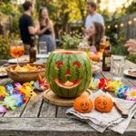 Summerween feestje: jack-o-melon, hawai slinger en snacks